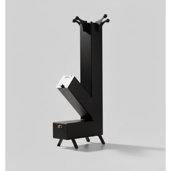 Sobă Rachetă Heavy-Duty din Tablă Groasă – Țeavă 100×100 mm, Înălțime 80 cm, Ardere Eficientă
