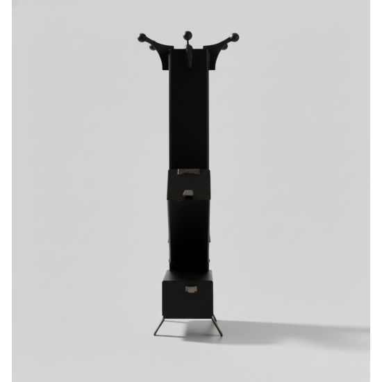 Sobă Rachetă Heavy-Duty din Tablă Groasă – Țeavă 100×100 mm, Înălțime 80 cm, Ardere Eficientă