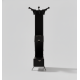 Sobă Rachetă Heavy-Duty din Tablă Groasă – Țeavă 100×100 mm, Înălțime 80 cm, Ardere Eficientă