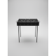Grătar Heavy-Duty 60×40 cm din Tablă Groasă, cu Picioare Demontabile