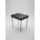 Grătar Heavy-Duty 60×40 cm din Tablă Groasă, cu Picioare Demontabile