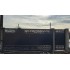 Poarta metalica fier forjat debitata laser model simplu liniar Model Autoportanta 020