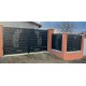 Poarta metalica fier forjat debitata laser Model Batanta 021