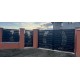Poarta metalica fier forjat debitata laser Model Batanta 021
