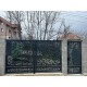 Porți metalice batante din 2 bucăți debitate laser cu model personalizat cod 024